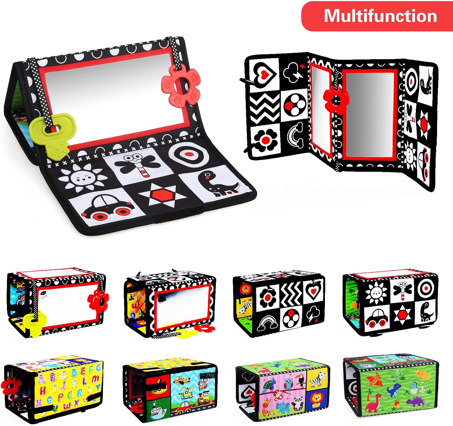 Miroir d’éveil Montessori LEADSTAR pour bébé 0-18 mois – Image 2