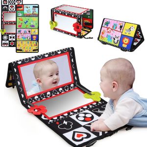 Miroir d&rsquo;éveil Montessori LEADSTAR pour bébé 0-18 mois