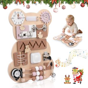 Panneau d&rsquo;activités Montessori 12 en 1 pour enfants