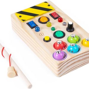 Planche d&rsquo;Activité Montessori : Jouet Éducatif Lumineux pour Tout-Petits