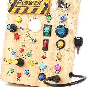 Planche d’Activité Montessori Joyreal avec LED pour Enfants de 2 à 4 Ans