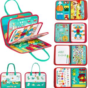 Planche d&rsquo;activité Montessori Aurldpio pour enfants 1-5 ans : jeux éducatifs dinosaures pour le développement sensoriel