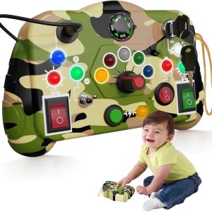 Planche d&rsquo;activité Montessori Cmiolacuna pour bébé 1-4 ans avec LED