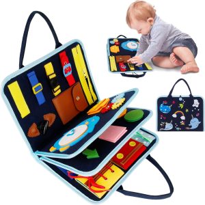 Planche d&rsquo;activité Montessori Dinosaure XiYee pour développer la motricité fine des enfants de 1 à 4 ans