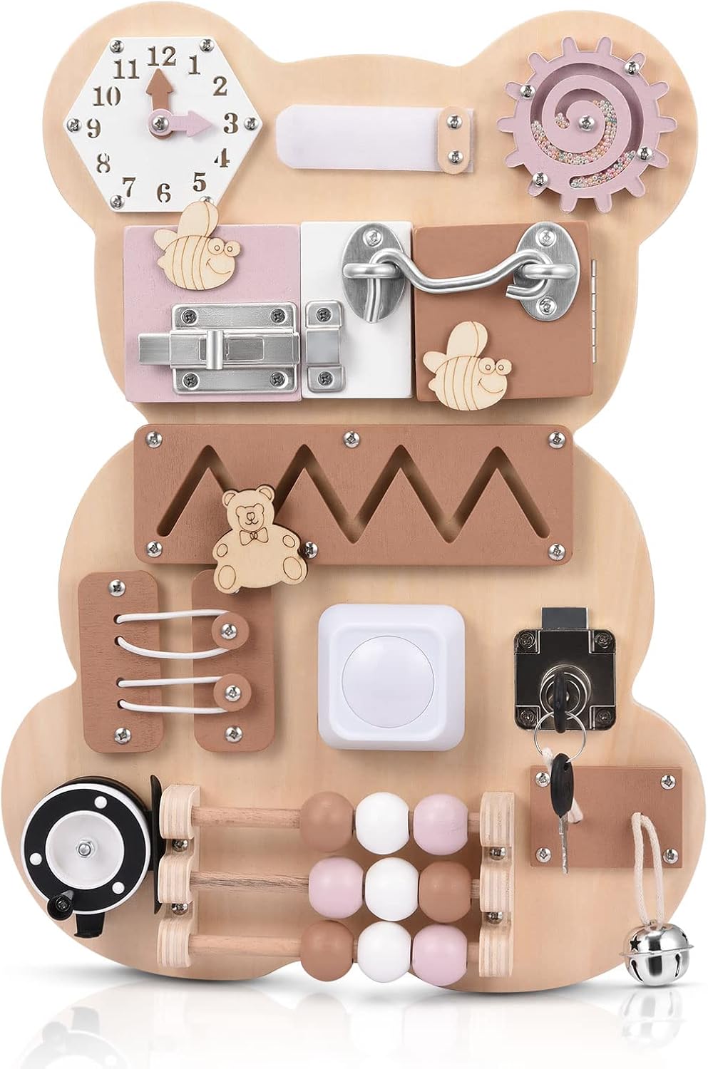 Panneau d’activités Montessori 12 en 1 pour enfants – Image 4