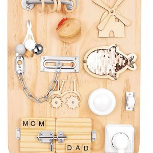 Planche d&rsquo;activité Montessori Do-Electr pour le développement de la motricité fine des enfants 1-3 ans