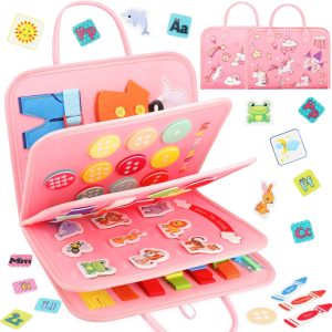 Planche d’activité Montessori Maomaoyu pour enfants 1-4 ans, modèle Licorne