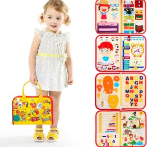 Planche d&rsquo;activité Montessori QianShouYan : jouet éducatif pour développer la motricité fine chez l&rsquo;enfant