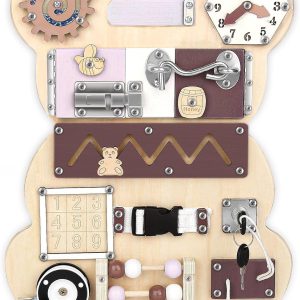 Planche d&rsquo;activité Montessori Vanplay pour développement sensoriel enfant 1-4 ans