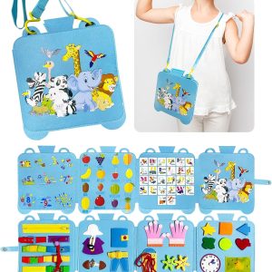 Planche d’activités Montessori 7-en-1 Withosent pour enfants de 1 à 4 ans