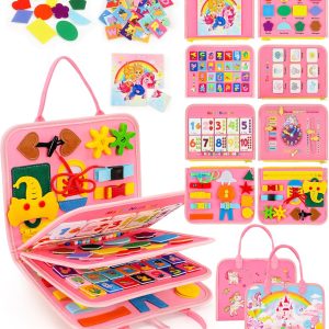 Planche d’activités Montessori Gontence pour enfants 2-5 ans : le cadeau Licorne éducatif idéal