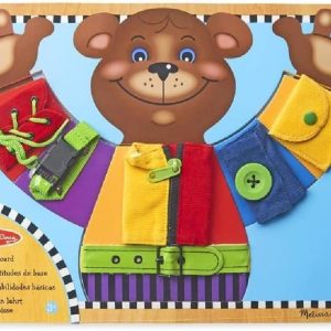 Planche d’activités Montessori Melissa & Doug : jouet éducatif en bois pour enfants de 2 à 5 ans