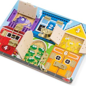 Planche d’activités Montessori en bois Melissa & Doug pour enfants de 2 à 5 ans