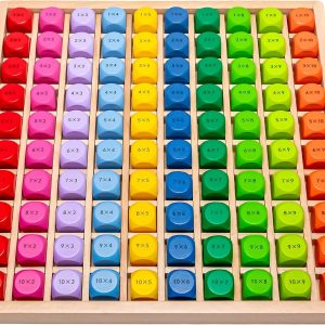 Plate-forme de multiplication Montessori 1×1 pour enfants dès 3 ans