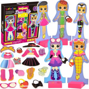 Poupées magnétiques Montessori : jouet éducatif pour filles de 2 à 6 ans