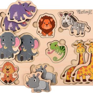 Puzzle Montessori PikatoyZ : jeu éducatif idéal pour les 1-3 ans