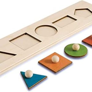 Puzzle Montessori en Bois Dida pour Enfants de 2 à 3 Ans : Encastrements Géométriques Éducatifs
