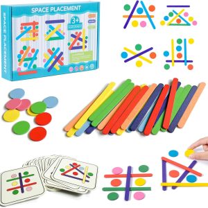 Puzzle Montessori en bois : jeux éducatifs pour enfants de 2 à 4 ans