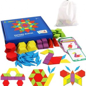 Puzzle Tangram Montessori en bois : jouet éducatif pour enfants de 3 à 7 ans