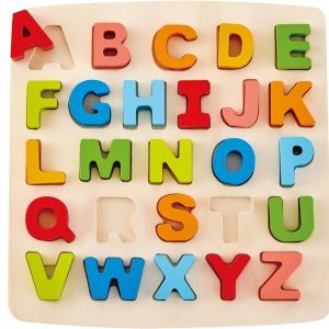 Puzzle alphabet Montessori en bois Hape pour enfant dès 3 ans