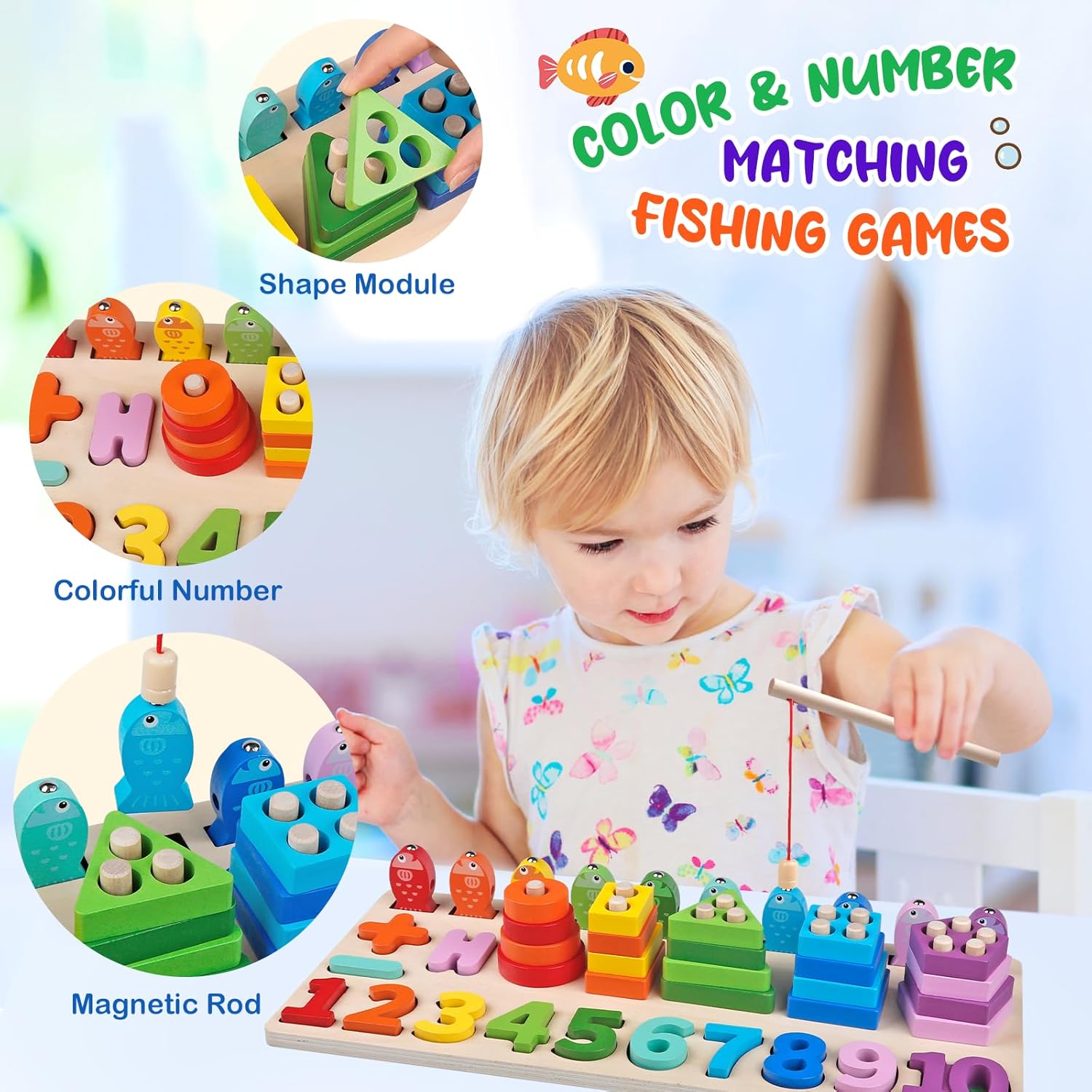 Puzzle en bois Montessori : le jouet idéal pour l’apprentissage des 2 à 4 ans – Image 2