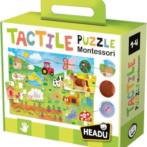 Puzzle tactile Montessori Headu Italie MU23592 multicolore