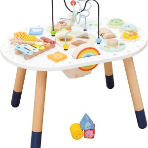 Table d&rsquo;Activités Multi-Sensorielles Montessori en Bois FSC pour Enfants dès 18 Mois