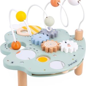 Table d&rsquo;activités en bois Janod pour éveil et motricité dès 18 mois