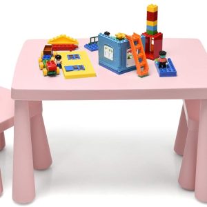 Table et chaises Montessori GOPLUS pour enfants 1-7 ans