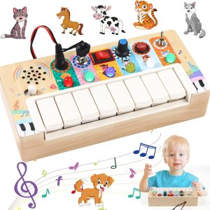 Tableau d&rsquo;Activités Montessori : Jouet Musical Educatif Sensoriel pour Enfant 1-4 Ans