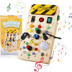 Tableau d&rsquo;activité Montessori MQVXT pour enfants 1-4 ans : un cadeau éducatif sensoriel avec musique