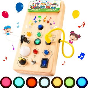 Tableau d&rsquo;activités Montessori HappyGoLucky pour enfants de 1 à 3 ans