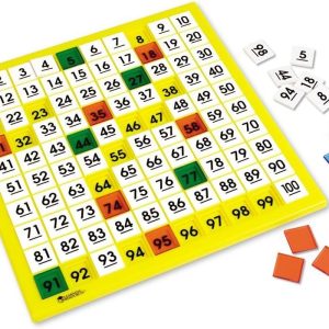 Tableau de cent chiffres Montessori : apprendre à compter facilement