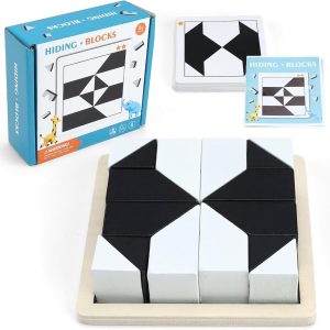 Tangram Montessori en bois : stimulez l&rsquo;imagination et la logique de vos enfants