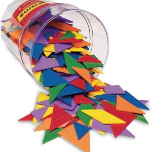 Tangrams Montessori de six couleurs : optimisez votre apprentissage avec Learning Resources