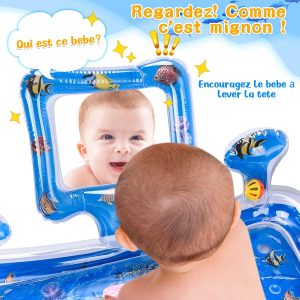 Tapis d&rsquo;Eau Montessori Herefun pour Bébé : Éveil et Sensoriel