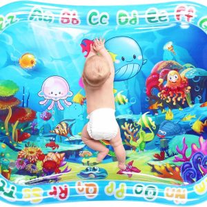 Tapis d&rsquo;Eau Montessori XXL pour Bébé : Jouets Éducatifs Sensoriels