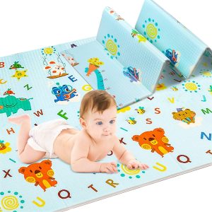 Tapis d&rsquo;éveil Montessori HyAdierTech grand format pour bébé