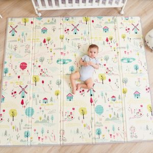 Tapis d&rsquo;éveil Montessori XXL : développement sensoriel pour bébé
