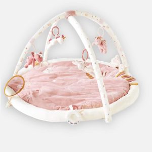 Tapis d&rsquo;éveil Montessori en Veloudoux Lina & Joy de Noukie&rsquo;s : Développement et éveil de bébé
