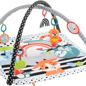 Tapis d&rsquo;éveil sensoriel Montessori Fisher-Price 3-en-1 pour bébé dès 3 mois