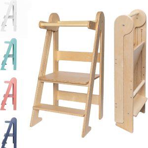 Tour Montessori pliable Toybox : la tour d’observation idéale pour vos enfants