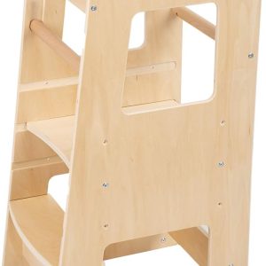 Tour d&rsquo;apprentissage Montessori KiddyMoon ST-003 naturelle