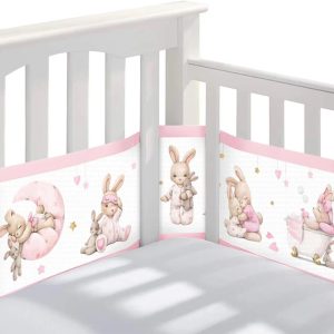 Tour de lit bébé montessori respirant et ajustable