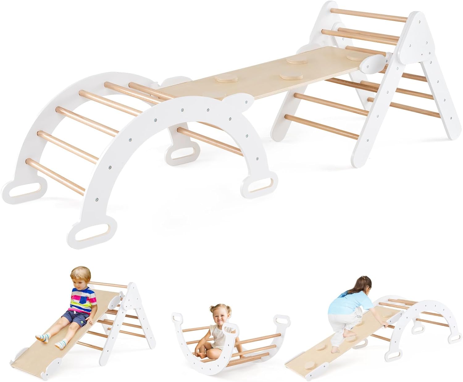 Tour d’escalade Montessori 7 en 1 pour enfants de 1 an et plus