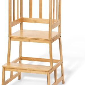 Tour d&rsquo;observation Montessori Cosyland en bambou naturel : stable et certifiée CPC