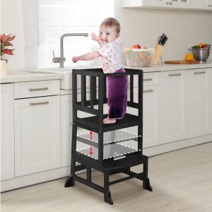 Tour d&rsquo;observation Montessori Cosyland en bambou pour bébé et enfants