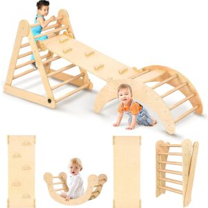 « Triangle Montessori YOLEO : Aire de Jeux Intérieure pour Bébés et Enfants de 1 an »