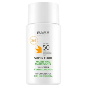 Babe super fluid matifiant invisible spf50+ 50ml
