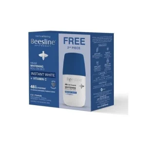 Beesline déodorant roll on éclaircissante instant white+ vit c 48h 50ml lot2